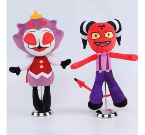 2 Piezas De Peluche Helluva Boss The Circus Stolas And Blitz