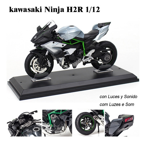 Miniatura Metálica De La Serie De Motocicletas Kawasaki Ninj