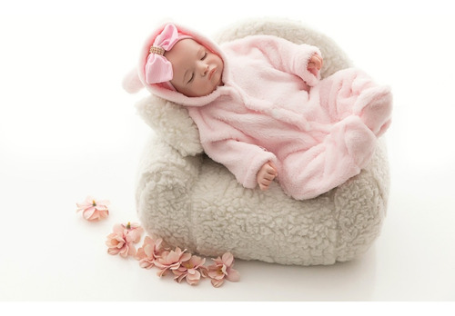 Imagem 4 de 5 de Bebê Reborn Original 100% Silicone Menina Olga Recém Nascida