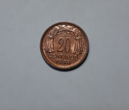 20 Centavos Año 1953