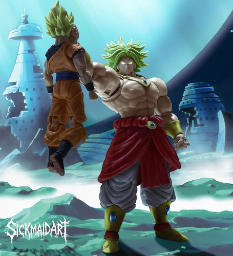 Boneco Broly Kong Studios Dragon Ball Action Figure Majin Go