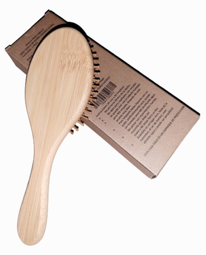 Natura Cepillo Para Cabello De Bambú De 22.5 X 7.7 X 3.3 Cms