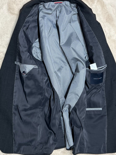 Saco Blazer Para Hombre Talla 36s Tommy Hilfiger Gris Gris 36s (Usado)