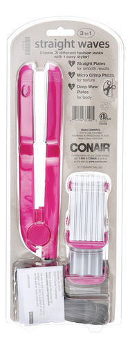 Styler Conair Straight Waves Specialty 3 En 1 Con Placas Pla