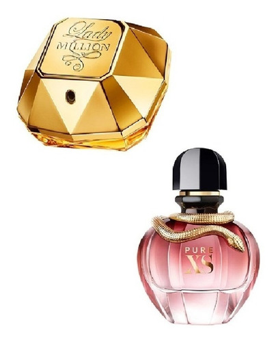 Perfume Promo Pure Xs + Lady Millon Paco Rabanne + Obsequio
