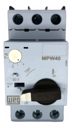 Disjuntor Motor 40a Weg Mpw40-3-d063 Faixa Ajustavel 4-6,3a