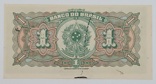 Cédula Brasil 1000 Réis R193 1923 Fe Rara Catálogo $190 (Usado)