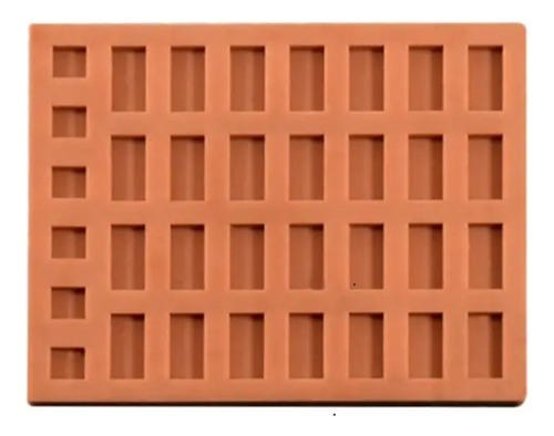 Molde Mini Block - Molde De Silicon Para Mini Maqueta Nuevo