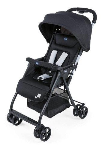 Carrinho de bebê de paseio Chicco Juvenile OHlalà black night com chassi de cor preto