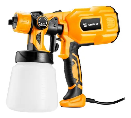 Pistola de Pintura Pulverizadora HVLP Elétrica 550W 800ml 3 Bicos e Acessórios - Deko