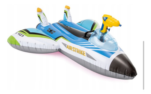 Flotador De Avión Con Pistola De Agua Intex Para Niños