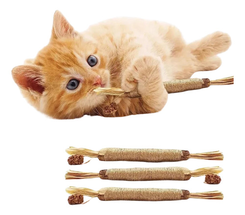 Matatabi Varas De Catnip Limpa Dentes Com Complementos