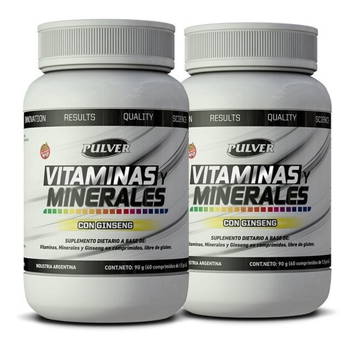 Promo 2x1 Pulver Vitaminas Y Minerales 60 Comprimidos