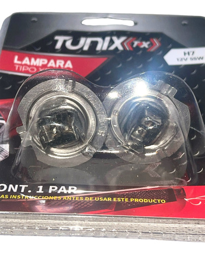 Lámpara Halogena Tipo Xenon H7 12v55w