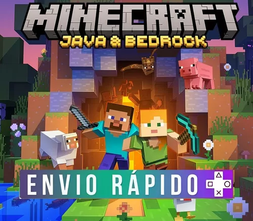 Cartão de Ativação Minecraft Jogo Completo Mojang - Cartão de