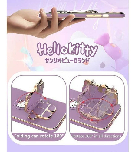 Funda De Teléfono Suave Con Diseño De Hello Kitty Makeup Mir Color Rosa Iphonexr