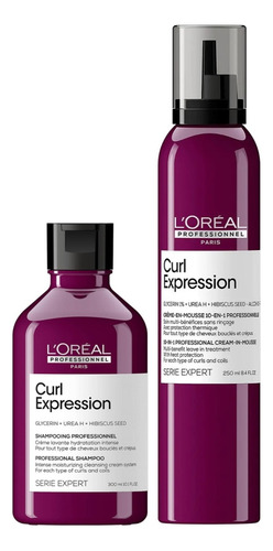 Shampoo Hidratante+mousse Rizos Ondas Loreal Curl Expression