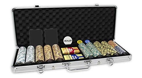 Monte Carlo Poker Club Juego De 500 Fichas De 0.49 Oz De 3 T