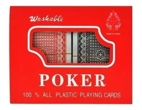 Baraja Cartas Juego Poker Plastificadas Lavable Trucos Royal