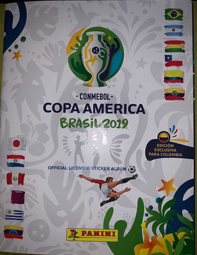 Álbum Panini Copa América Brasil 2019 Completamente Lleno 