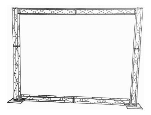 Imagem 2 de 4 de Treliças Kit Trave Box Truss Q15 Backdrop Aço 2,5x5m - Stfer