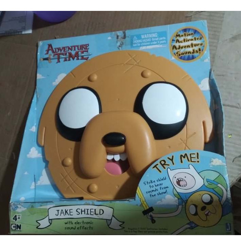 Adventure Time Escudo Jake Con Efectos Sonido Tiempo Aventur