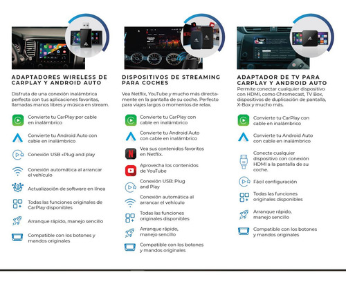 Adaptador Inalambrico De Radio Android Auto Carplay Youtube
