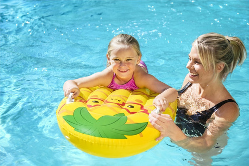 Imagen 3 de 6 de Colchoneta Inflable Frutas 84x56 Infantil Bestway 42049 Edu