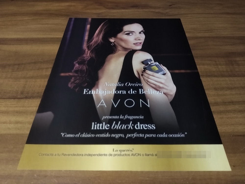 (pg203) Natalia Oreiro * Publicidad Clipping Avon (Usado)