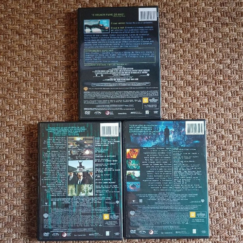 Dvd Box Trilogia Matrix Original 5 Cds