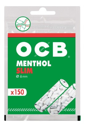 Filtro Ocb Menthol Slim 150 Uds.