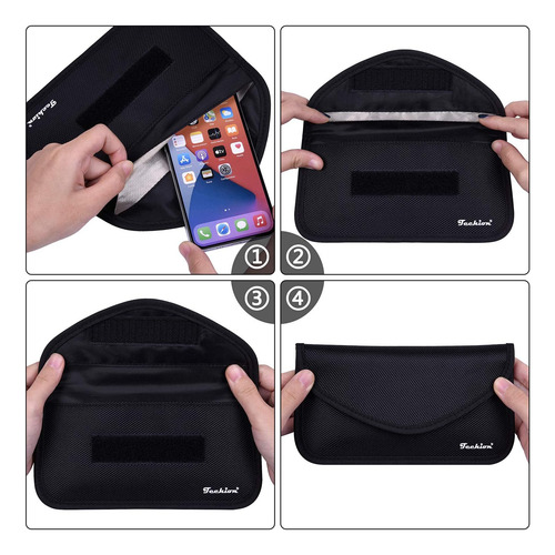 Bolsa De Bloqueo De Señal, 2 Unidades Rfid Faraday Bag Shiel