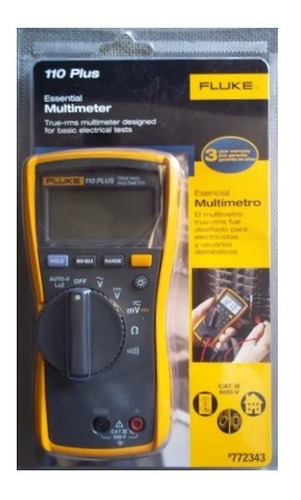 Multímetro Digital Trms Fluke 110 Plus 600v