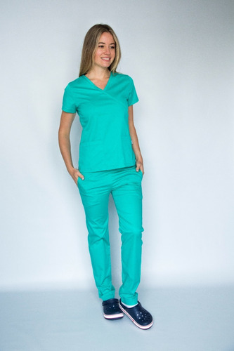 Ambo Spandex Mujer Calidad Arciel Verde Sanidad