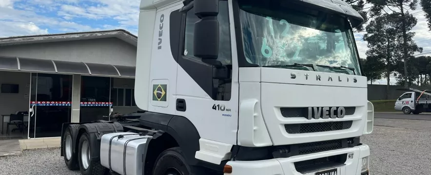 Iveco Stralis 410 Branco Tração 6x2 Truck Ano 2011/2012 Mola