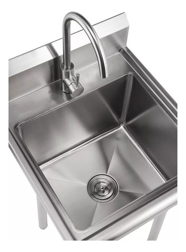 Fregadero Cocina Con Accesorios Acero Inoxidable 50x50x80cm Inox