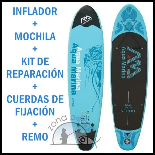 Tabla Stand Up Paddle Inflable Aquamarina Vapor! Local Calle