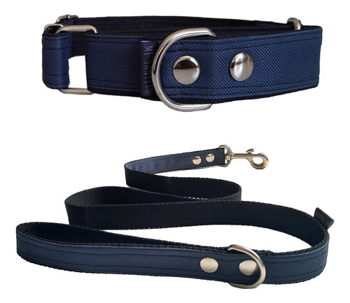 Collar Martingale 3 Cm Impermeable Y Correa Mi Santito