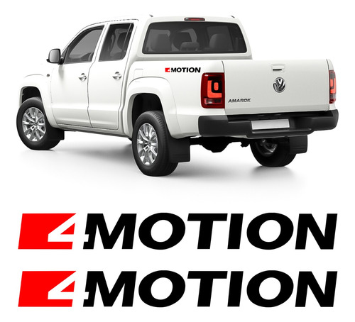 Kit Adesivo 4motion Amarok 2017 18 19 2020 Lateral Emblema