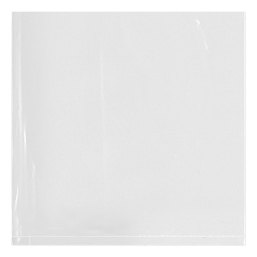 Plymor Flat Open Clear Plastic Poly Bags, 2 Mil, 6  X 6  (pa