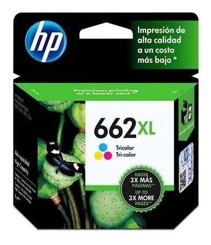 Cartucho Hp 662xl Colorido