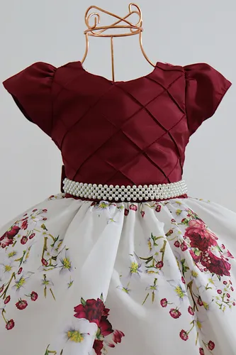 Vestido de florista de casamento marsala cheap