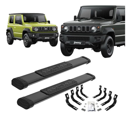 Estribos Bronx Para Suzuki Jimny 2023 Negros 