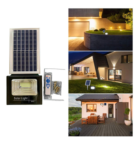 Montaje En Pared Luz Con Energía Solar Jardín Al Aire