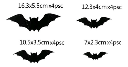 15 Stickers Para Halloween Pared 3d // Vampiros