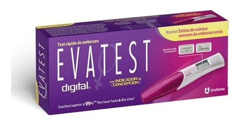 Evatest  Digital Test De Embarazo Indica Semanas De Embarazo
