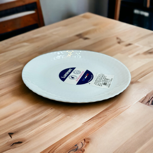 Plato Pampille Luminarc Postre 18cm Blanco