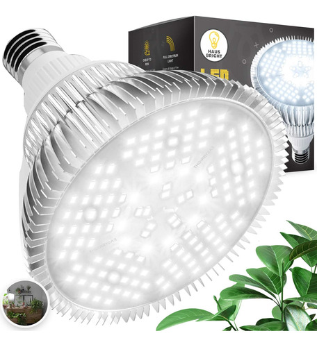 Bombilla Led De 100 W Cultivo, Luz Blanca Pura De Espec...