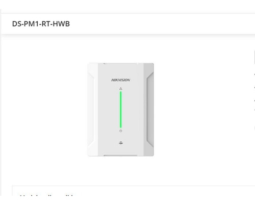 Receptor Inalámbrico Ax Hybrid Pro Hikvision Ds-pm1-rt-hwb