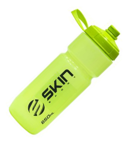 Garrafa Squeeze Skin Pro Automática 650ml Verde Zéfal